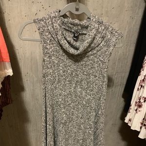 Turtle neck sweater dress! Short sleeved!